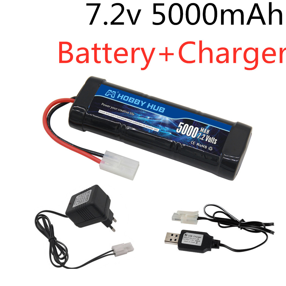 Balance Charger Rc - حزمة بطارية Ni-MH 7.2 فولت 5000