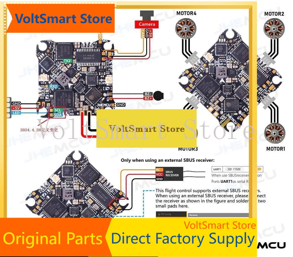 Betaflight Fc - وحدة التحكم بالطيران VoltSJHEMCU G474ELVTX F411