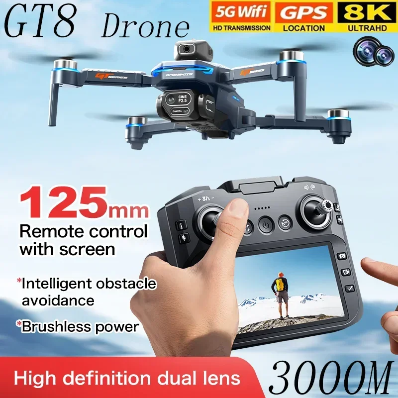 Dji Mini Drone - طائرة بدون طيار GT8 مع حزام