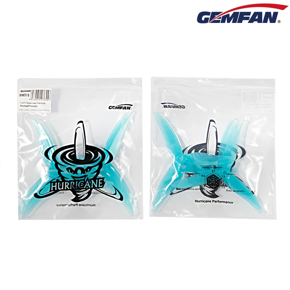 5 Inch Propeller - 10 أزواج (10CW + 10CCW) Gemfan