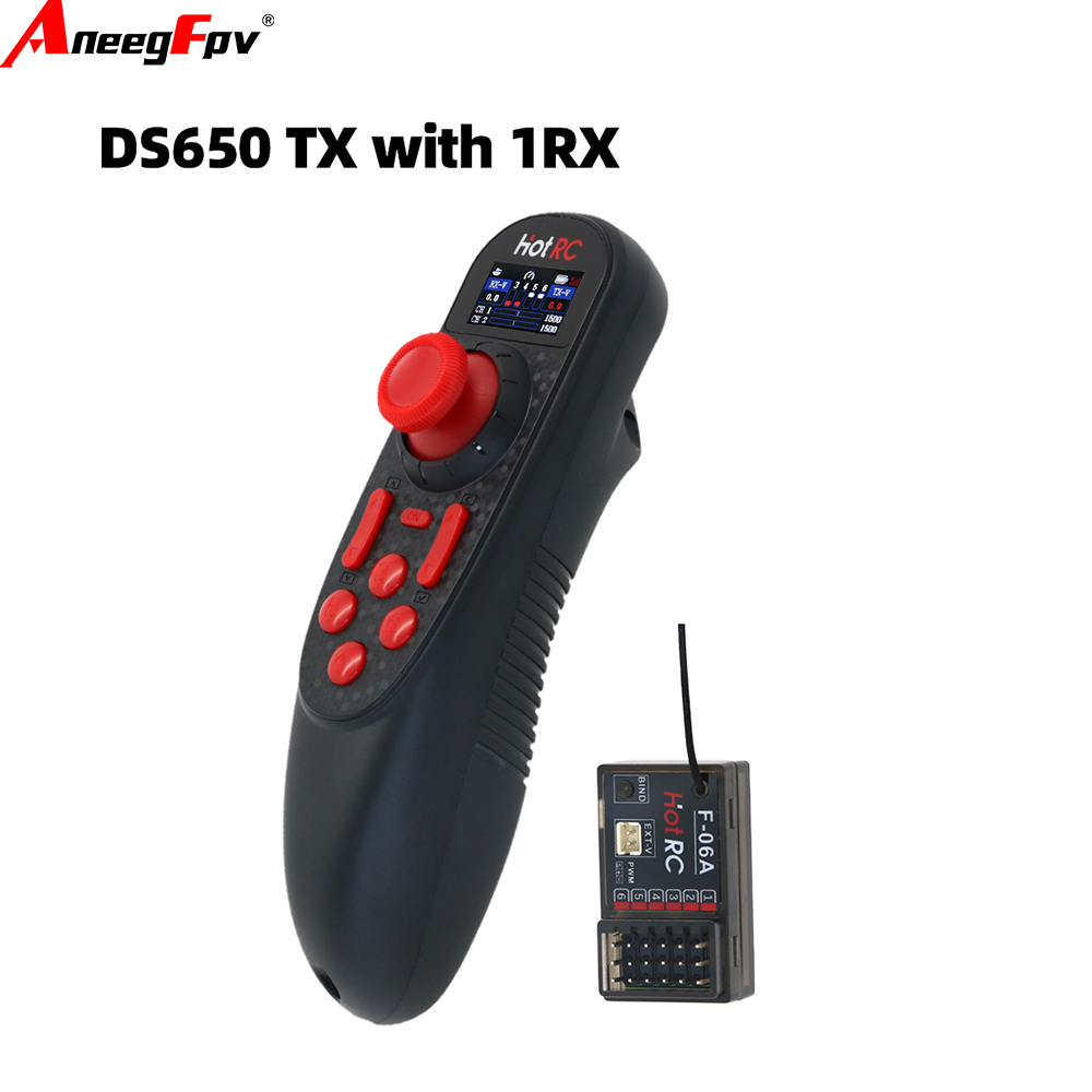 Radio Transmitter 2.4Ghz - نظام راديو HOTRC DS-650 بـ 6