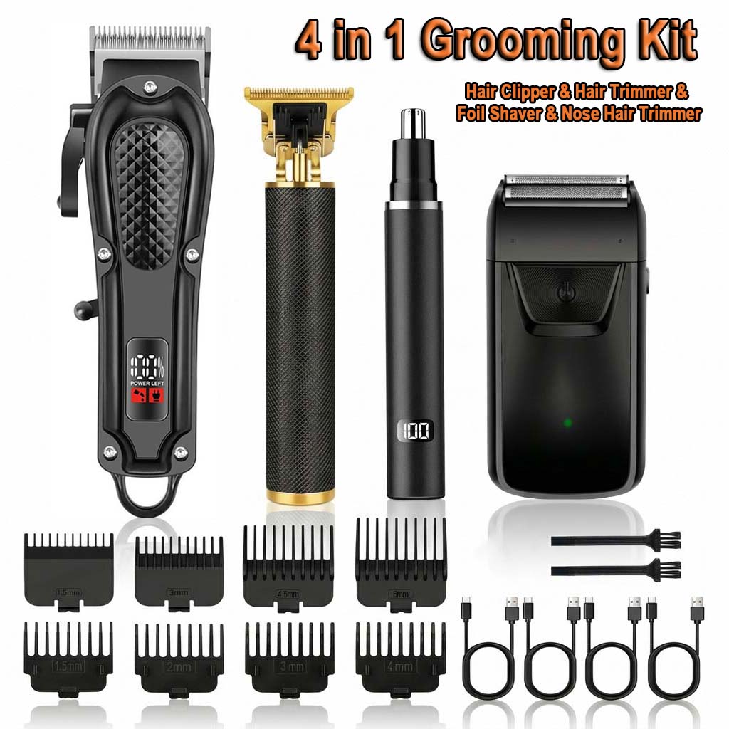 4 In 1 Esc - مجموعة أدوات حلاقة الشعر للرجال 4