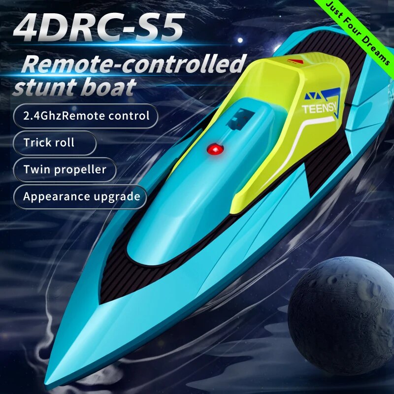 Radio Transmitter 2.4Ghz - 2.4G قارب RC صغير 10 km/ساعة