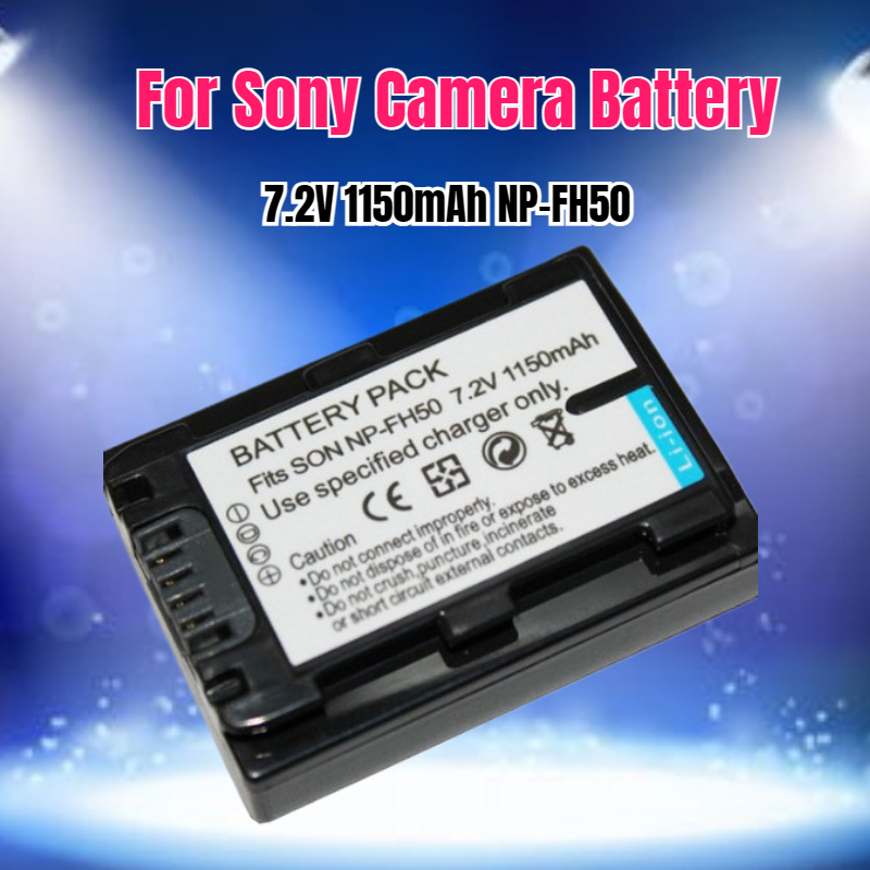 Drone - 7.2V 1150mAh NP-FH50 بطارية الكاميرا لسوني