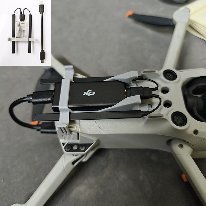 Drone Landing Pad - كتيفة ثابتة لوحدة DJI الخلوية 4G