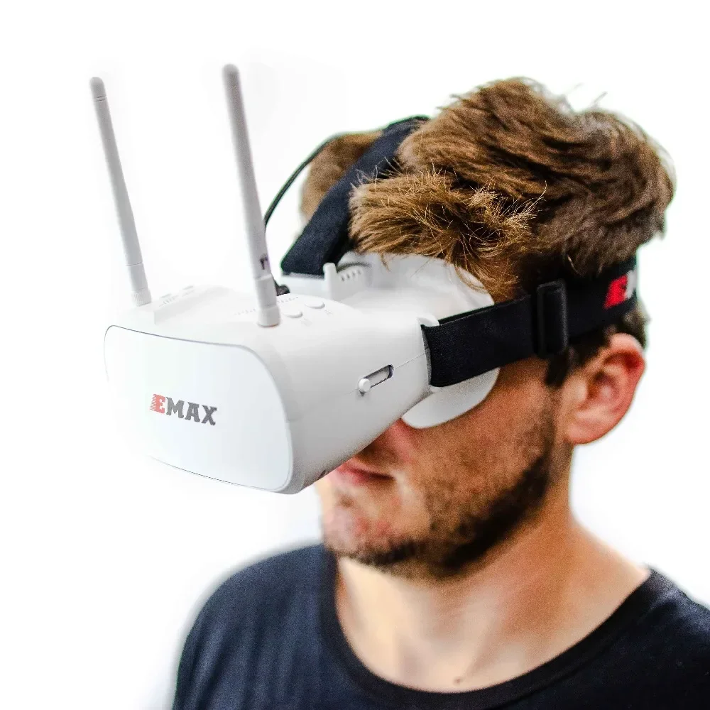 نظارات Emax 5.8G 48CH FPV Tiny - مراجعة Goggles Fpv وسعره