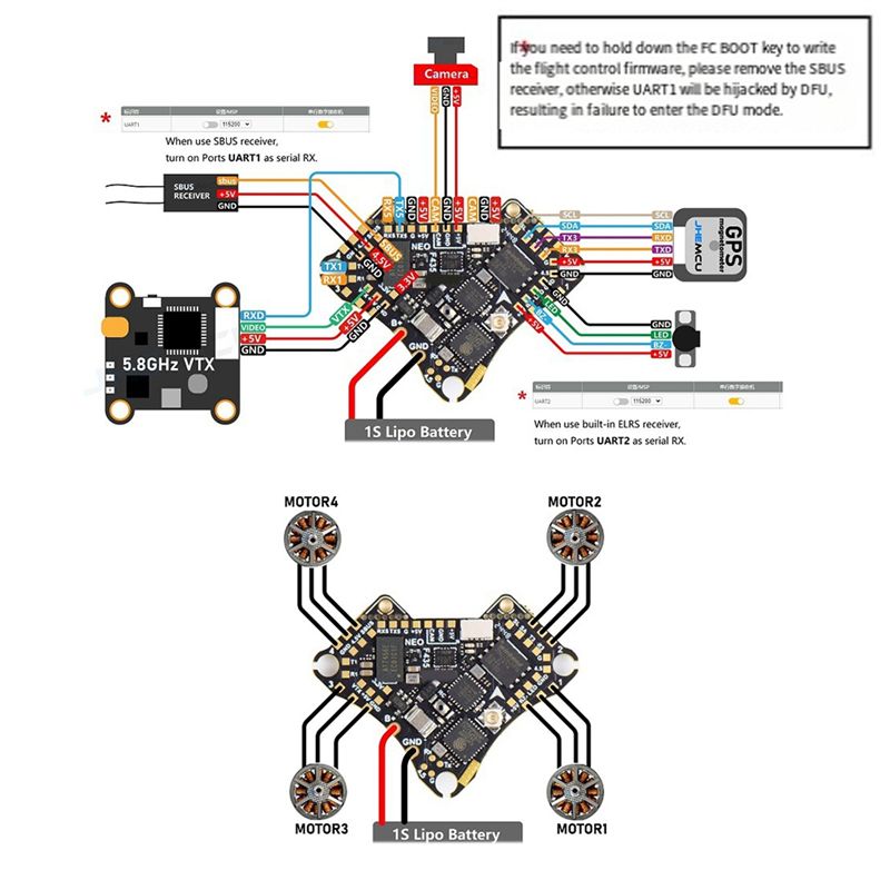 وحدة تحكم طيران FBIL-F435 NEO  - مراجعة 4 In 1 Esc وسعره