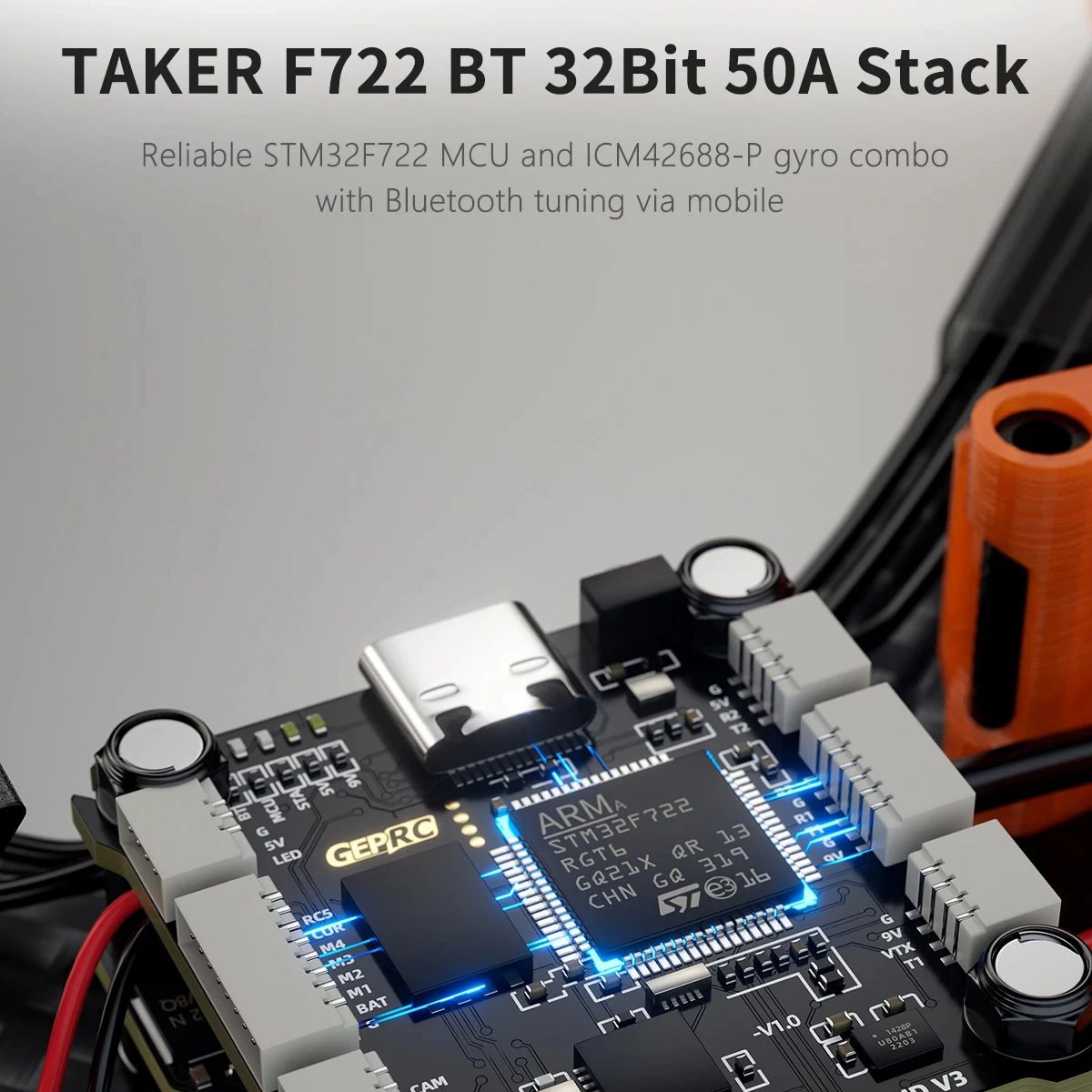 طائرة GEPRC MARK5 O4 Pro DC WT - مراجعة F722 Flight Controller وسعره
