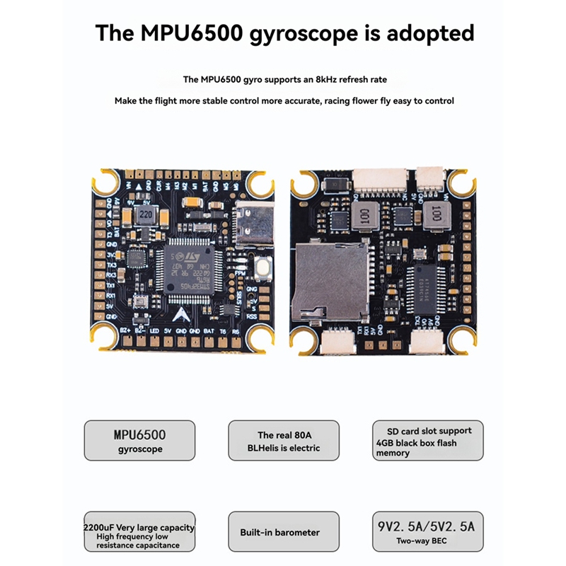 80A + F405/F722 STACK لطائرة ب - مراجعة Flight Controller وسعره
