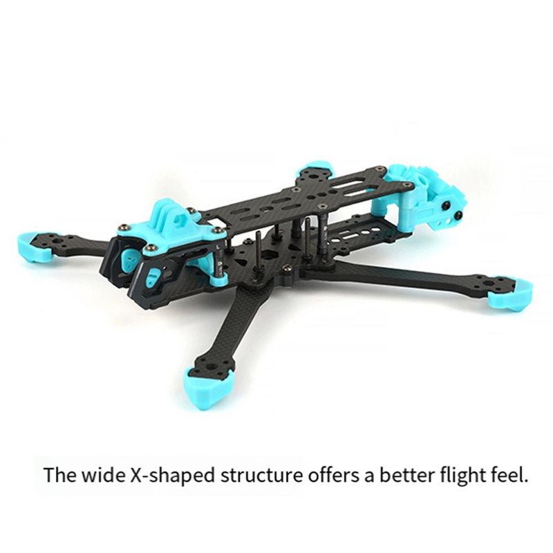 طقم إطار كربوني حقيقي من نوع X - مراجعة Carbon Fiber Drone Frame وسعره