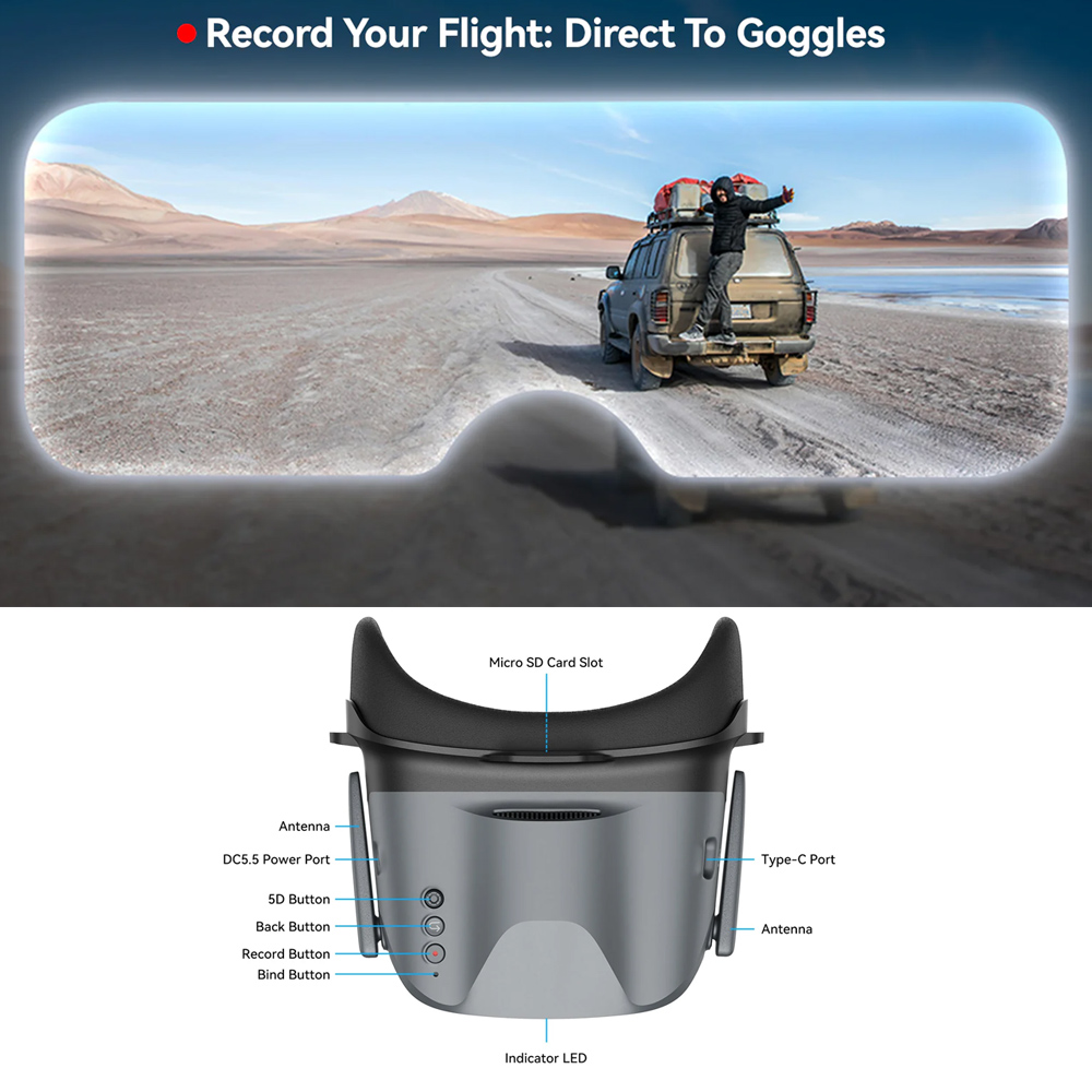 نظارات BETAFPV VR04 FPV الاحتر - مراجعة Goggles Fpv وسعره