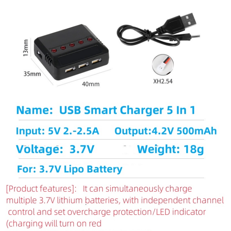 Syma X5HW X5HC X5C X5SW 3.7 فو - مراجعة Balance Charger Rc وسعره