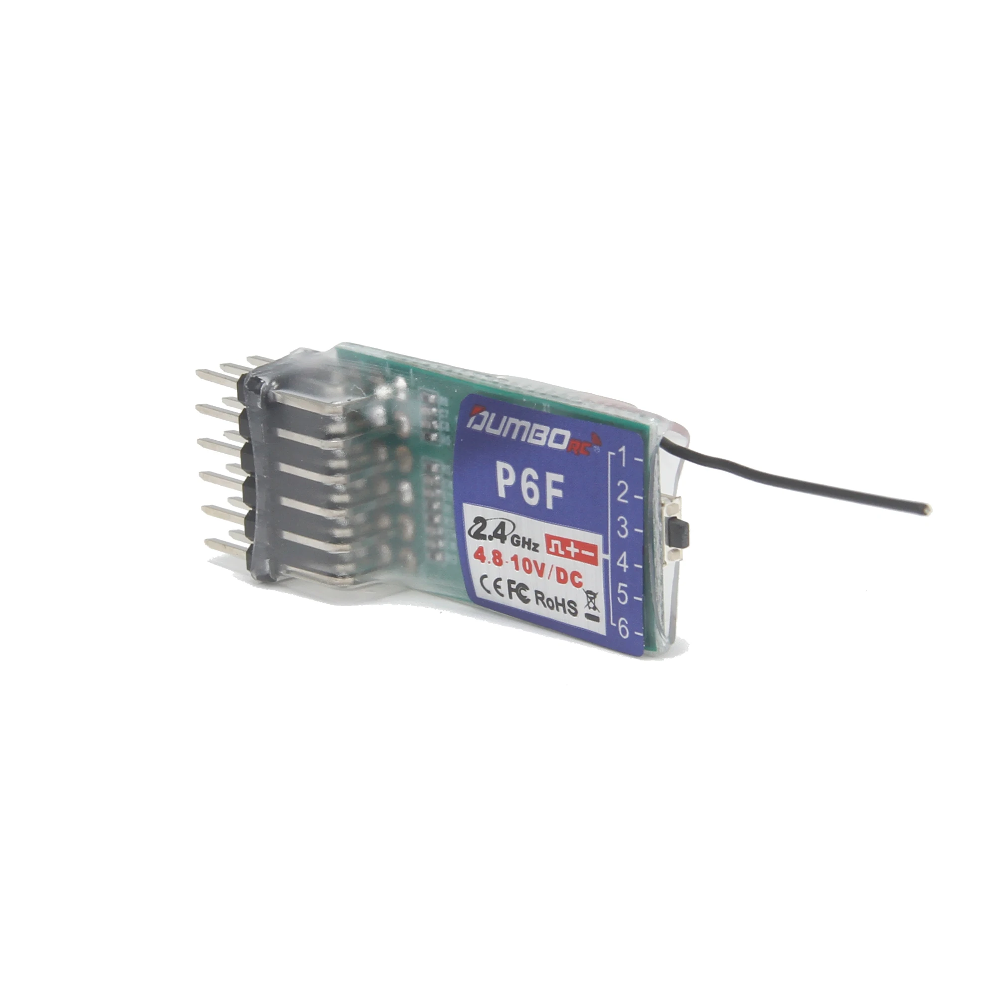DUMBORC P6F استقبال صغير 6CH 2 - مراجعة Radio Transmitter 2.4Ghz وسعره