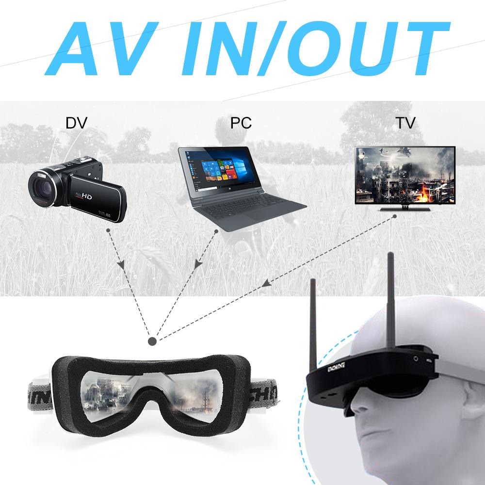 Eachine EV100 720*540 5.8G 72C - مراجعة Goggles Fpv وسعره
