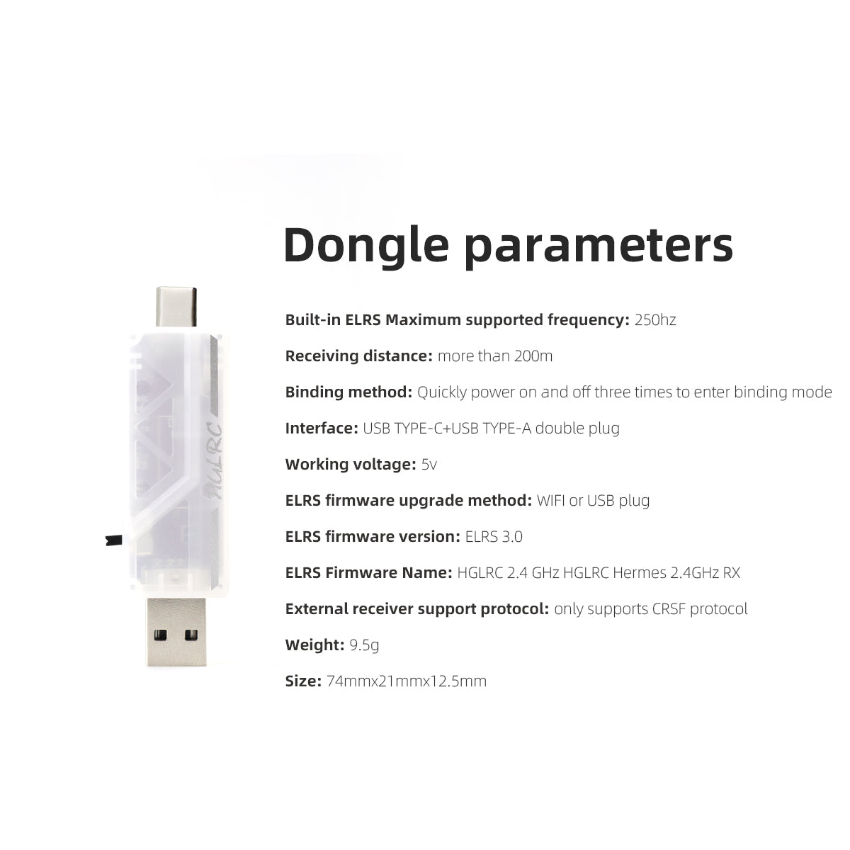 دونجل لاسلكي HGLRC ELRS 2.4 جي - مراجعة Radio Transmitter 2.4Ghz وسعره