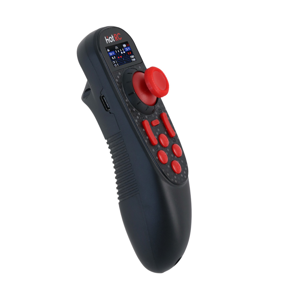 نظام راديو HOTRC DS-650 بـ 6 ق - مراجعة Radio Transmitter 2.4Ghz وسعره