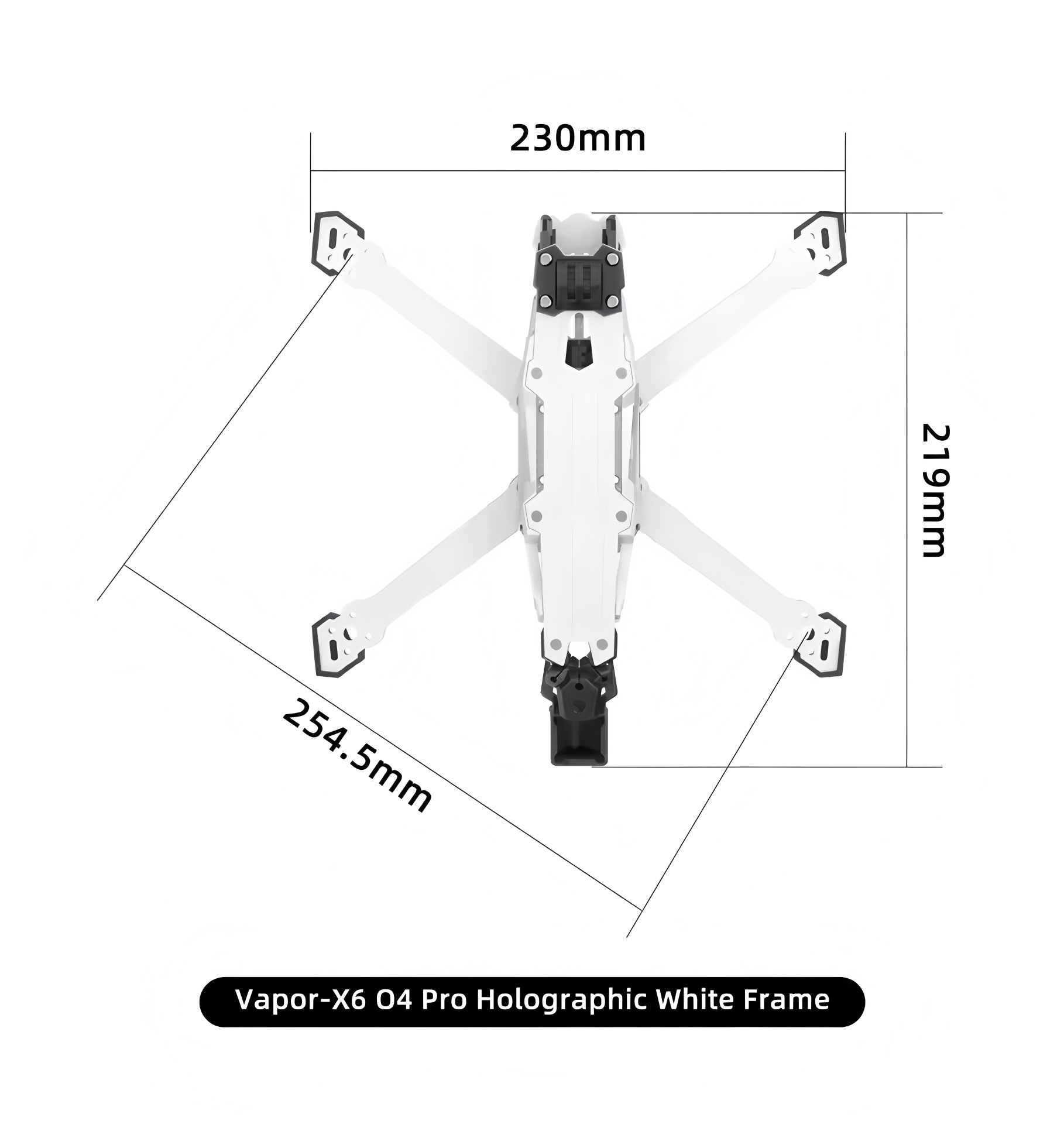 إطار GEPRC Vapor D5/x5/x6 O4 P - مراجعة Carbon Fiber Drone Frame وسعره
