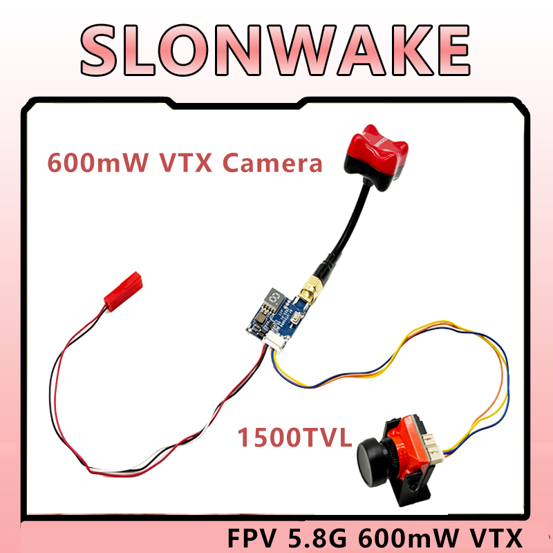 جهاز إرسال SLONWAKE 5.8G TS582 - مراجعة Analog Fpv Camera وسعره