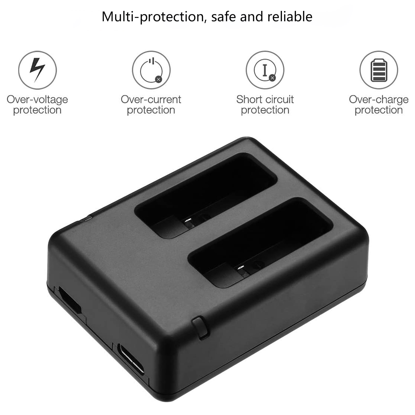 مناسبة لشاحن GOPRO Hero 5 AHDB - مراجعة Drone وسعره