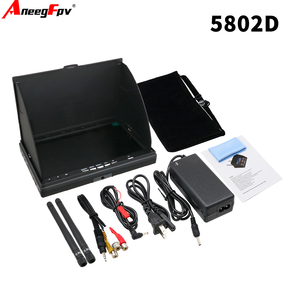 شاشة LCD5802D LCD5802S 7 بوصة  - مراجعة Goggles Fpv وسعره