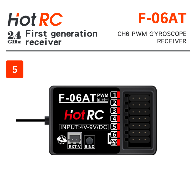 HOTRC 2.4Ghz استقبال F-01A F-1 - مراجعة Radio Transmitter 2.4Ghz وسعره