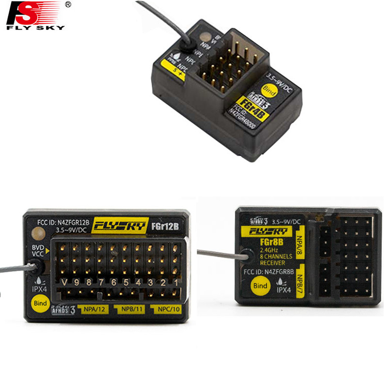 جهاز استقبال Flysky FGr4B FGr8 - مراجعة Radio Transmitter 2.4Ghz وسعره